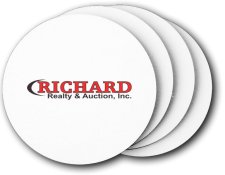 (image for) Richard Realty & Auction, Inc. Coasters (5 Pack)