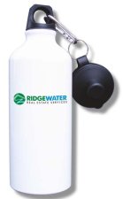 (image for) Ridgewater Real Estate Services Water Bottle - White