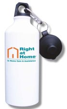 (image for) Right at Home Water Bottle - White