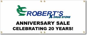 (image for) Robert\'s Drug Store Banner Logo Center