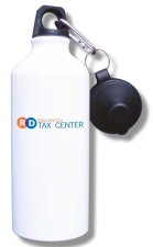 (image for) Roni Deutch Tax Center Water Bottle - White