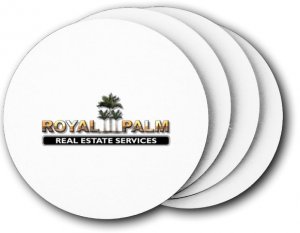 (image for) Royal Palm Real Estate Services Coasters (5 Pack)