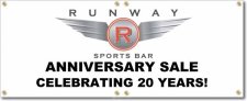(image for) Runway Sports Bar & Grill Banner Logo Center