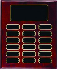 (image for) Rosewood Piano Board 18 Plate Perpetual Plaque