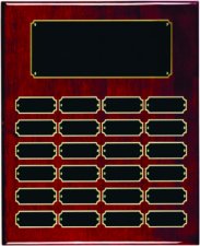 (image for) Rosewood Piano Board 24 Plate Perpetual Plaque