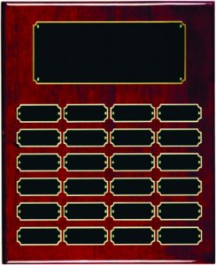 (image for) Rosewood Piano Board 24 Plate Perpetual Plaque