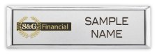 (image for) S an G Financial Small Silver Executive Badge