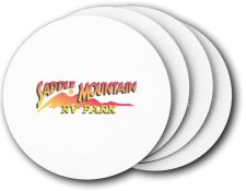 (image for) Saddle Mountain RV Park Coasters (5 Pack)