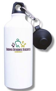 (image for) Sadowski Orthodontic Associates Water Bottle - White