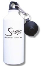 (image for) Sage Restaurant Water Bottle - White