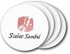 (image for) Sake Sushi Coasters (5 Pack)