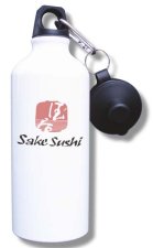 (image for) Sake Sushi Water Bottle - White