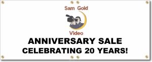 (image for) Sam Gold Video Banner Logo Center