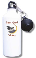 (image for) Sam Gold Video Water Bottle - White
