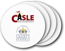 (image for) San Bernardino County Superintendent of Schools Coasters (5 Pack)