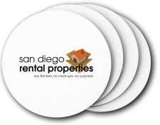 (image for) San Diego Rental Properties Coasters (5 Pack)