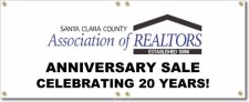 (image for) Santa Clara Co. Assoc. Realtors Banner Logo Center