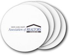 (image for) Santa Clara Co. Assoc. Realtors Coasters (5 Pack)