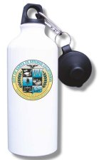 (image for) Santa Fe Springs, City of Water Bottle - White