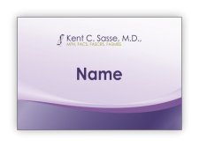 (image for) Sasse Surgical Associates Standard Square Corner Badge