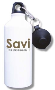 (image for) SAVI Real Estate Group, LLC Water Bottle - White