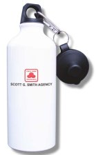 (image for) Scott G. Smith Agency Water Bottle - White