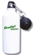 (image for) Scotty's Market Water Bottle - White