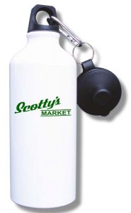 (image for) Scotty\'s Market Water Bottle - White