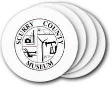 (image for) Scurry County Museum Coasters (5 Pack)