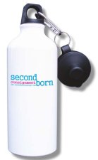 (image for) Second Born Consignment Water Bottle - White