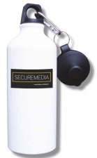 (image for) SecureMedia, A Motorola Company Water Bottle - White