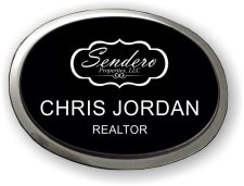 (image for) Sendero Properties Executive Silver Oval Badge
