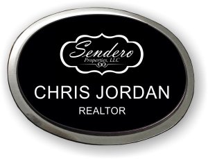 (image for) Sendero Properties Executive Silver Oval Badge