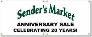 (image for) Sender\'s Market Banner Logo Center