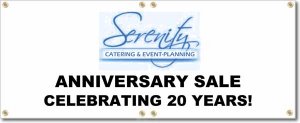 (image for) Serenity Catering and Event Planning Banner Logo Center