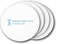 (image for) Service First Title and Escrow Coasters (5 Pack)