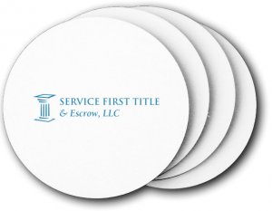 (image for) Service First Title and Escrow Coasters (5 Pack)