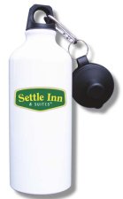 (image for) Settle Inn Water Bottle - White