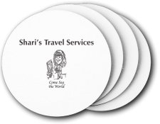 (image for) Shari's Travel Services Coasters (5 Pack)