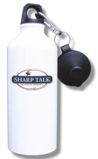(image for) Sharp Talk Water Bottle - White