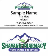 (image for) Shavano Pharmacy Business Cards - Pack of 500