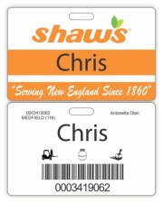 (image for) Shaws ID Badge for Minors 16-17 Years Old