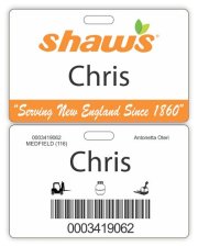 (image for) Shaws ID Badge