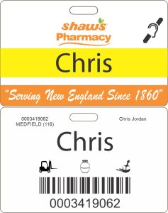 (image for) Shaws Pharmacy Hearing Impaired ID Badge for Minors 14-15 Years Old