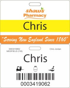 (image for) Shaws Pharmacy ID Badge for Minors 14-15 Years Old