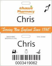 (image for) Shaws Pharmacy Hearing Impaired ID Badge