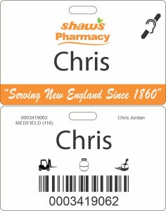 (image for) Shaws Pharmacy Hearing Impaired ID Badge