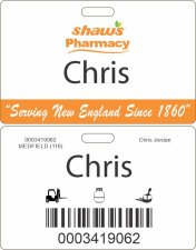 (image for) Shaws Pharmacy ID Badge