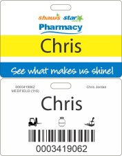 (image for) Shaws Star Market Pharmacy Badge for Minors 14-15 Years Old