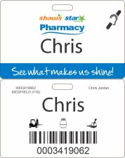 (image for) Shaws Star Market Pharmacy Hearing Impaired ID Badge